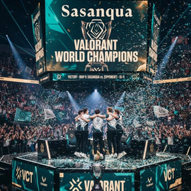 スポンサー契約チーム「Sasanqua」がVALORANTアジア大会出場決定!